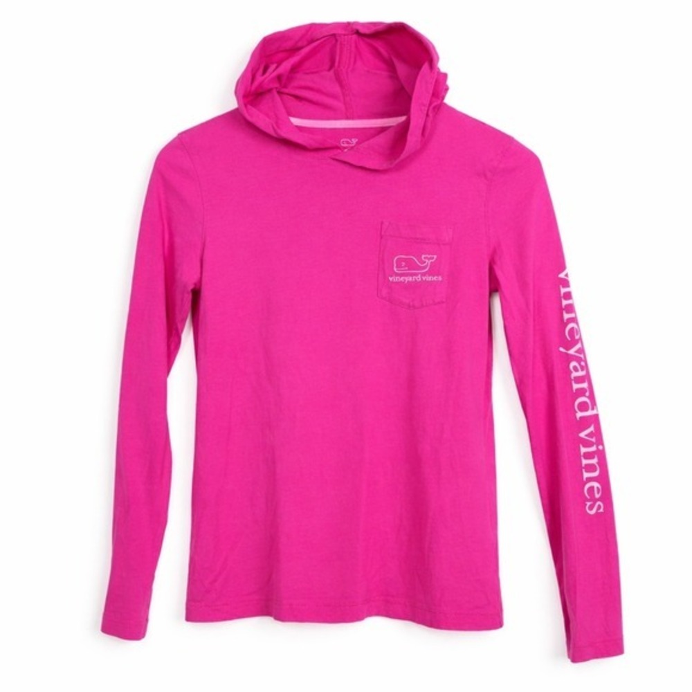 Vineyard Vines Hooded Tee‎ Kids Medium 10-12 Pink